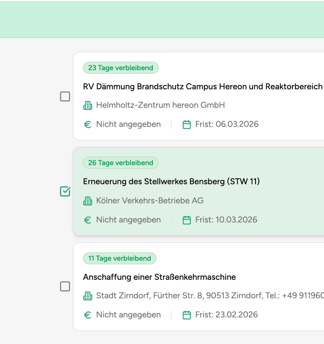 Watchlist with search alerts and email notifications